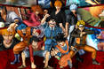 J-Stars Victory Versus, Kenshiro, Naruto, Ysuke et Kankishi Ryotsu en action